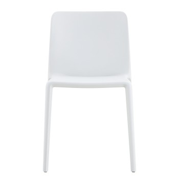 CAPRICE chair, stackable, UV treatment, white polypropylene 2