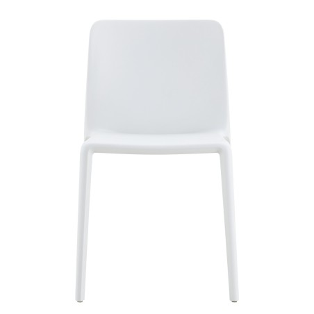 CAPRICE chair, stackable, UV treatment, white polypropylene
