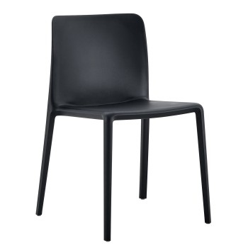 Silla CAPRICE, apilable, tratamiento anti UV, polipropileno antracita