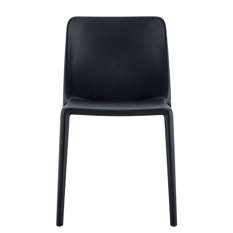 CAPRICE chair, stackable, UV treatment, anthracite polypropylene