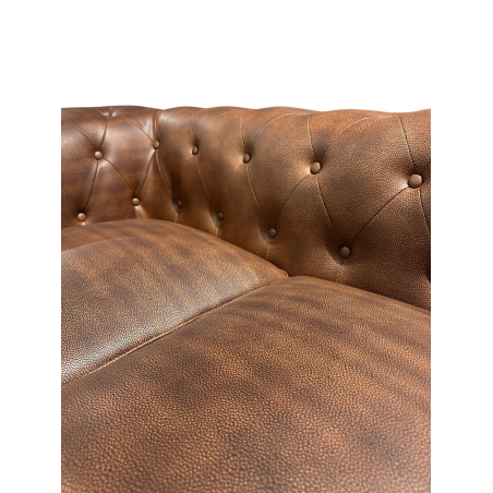 CHESTER sofa, 2 seater, old leather synthetic leather