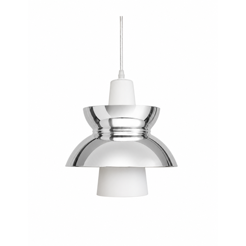 JÚPITER pendant lamp, metal, silver