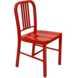 NAO chair, steel, red