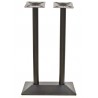SOHO Table base, high, rectangular, black, base 70x40 cms, height 110 cms