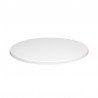 Table top Werzalit-SM, WHITE 01, 80 cms in diameter