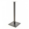 BEVERLY Table base, high, square tube, black, base 45x45 cms, height 110 cms