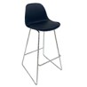 Metal and plastic bar stools